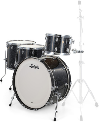 Ludwig - 'Classic Maple 4pcs 24'' Ebony P'