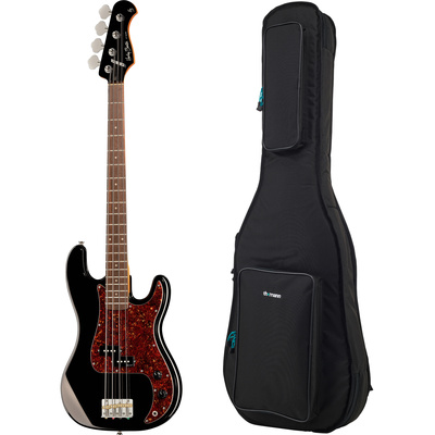 Harley Benton - PB-62CC Black w/Bag