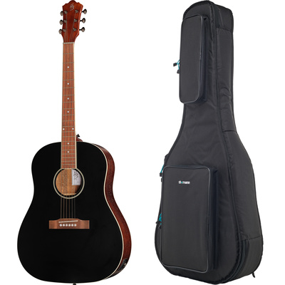 Harley Benton - HBJ-45E SBK w/Bag