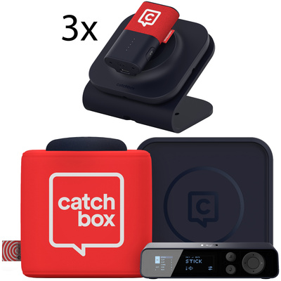 Catchbox - Plus Hub4 1Cube 3 Clip Red