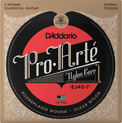Daddario - EJ45-7 7 String Nylon Classic