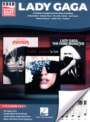 Hal Leonard - Lady Gaga Super Easy