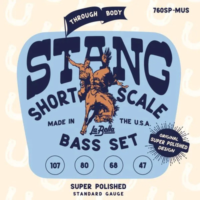 La Bella - 760SP-MUS Sup. Pol. Stang Bass