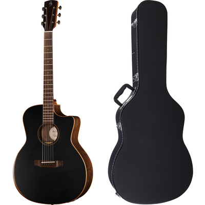 Harley Benton - CLG-70ASR CE SBK Solid w/Case
