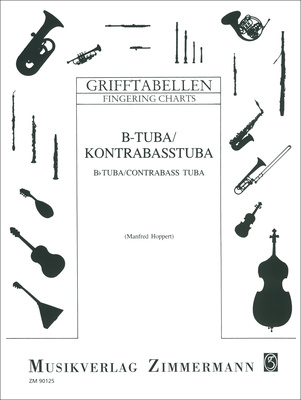 Zimmermann Verlag - Grifftabelle Tuba B