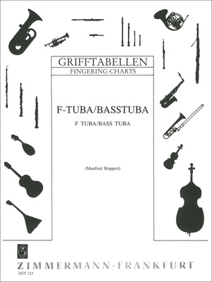 Zimmermann Verlag - Grifftabelle Tuba F/Basstuba
