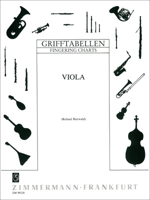 Zimmermann Verlag - Grifftabelle Viola