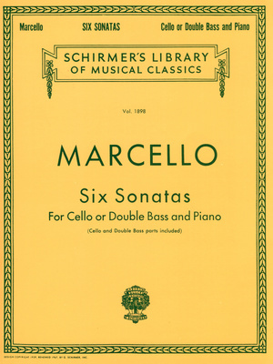 G. Schirmer - Marcello Six Sonatas
