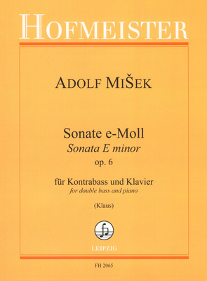 Friedrich Hofmeister Verlag - Misek Sonate e-Moll Kontrabass