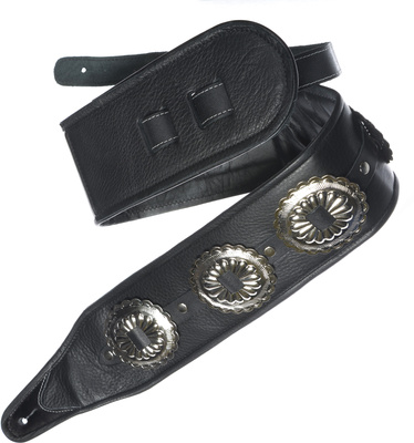 Jodi Head Guitar Straps - Big Concho Black