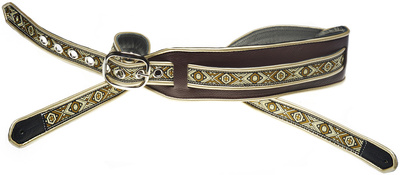 Jodi Head Guitar Straps - Thunderbird B/K Diamond