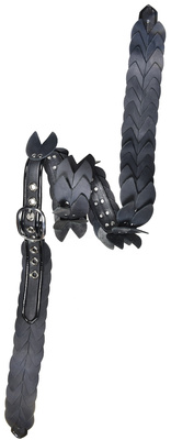 Jodi Head Guitar Straps - Coney Island Black / Black