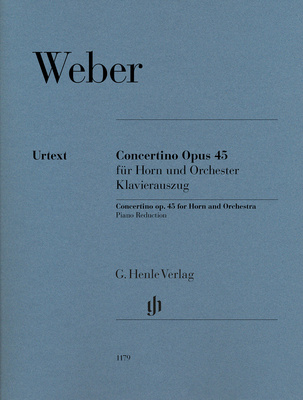Henle Verlag - Weber Concertino op.45 Horn