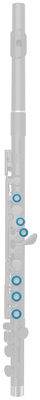 Nuvo Band - Plugs for Flute Blue