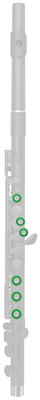 Nuvo Band - Plugs for Flute Green