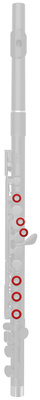 Nuvo Band - Plugs for Flute Red