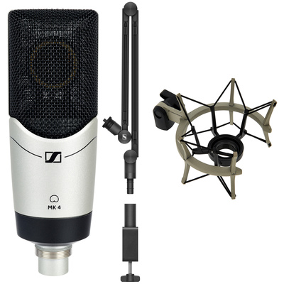 Sennheiser - MK4 Recording Desk Bundle Sennheiser - MK4 Recording Desk Bundle