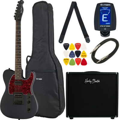 Harley Benton - TE-20 HH SBK DNAFX AmP20 Set Harley Benton - TE-20 HH SBK DNAFX AmP20 Set