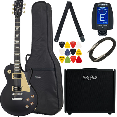 Harley Benton - SC-400 SBK DNAFX Amp20 Set