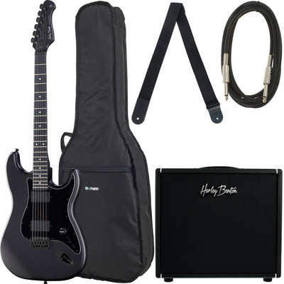 Harley Benton - ST-20HH Active SBK DNAFX Amp20