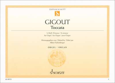 Schott - Gigout Toccata h-Moll
