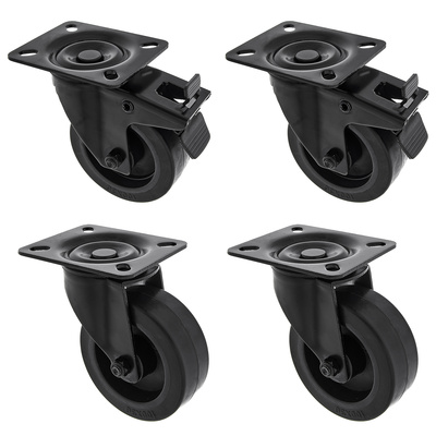 Roadworx - Black Wheel Bundle 100 mm