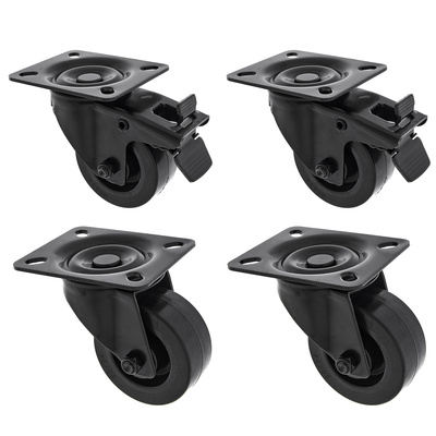 Roadworx - Black Wheel Bundle 80 mm