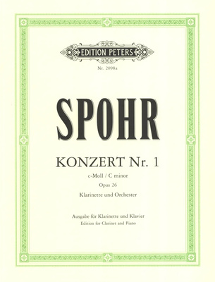 Edition Peters - Spohr Konzert fÃ¼r Klarinette