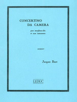 Alphonse Leduc - Ibert Concertino da camera