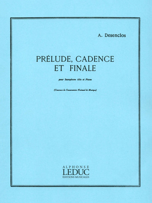 Alphonse Leduc - Desenclos PrÃ©lude, Cadence