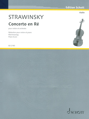 Schott - Strawinsky Concerto En RÃ©
