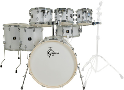 Gretsch Drums - Energy White Pearl 7pcs Set Gretsch Drums - Energy White Pearl 7pcs Set