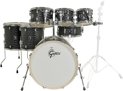 Gretsch Drums - Energy Black Fame 7pcs Set Gretsch Drums - Energy Black Fame 7pcs Set