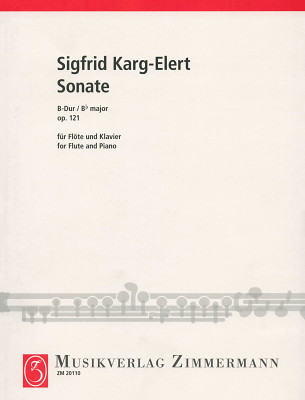 Zimmermann Verlag - Karg-Elert Sonate B-Dur op.121