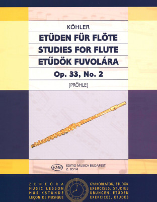 Editio Musica Budapest - KÃ¶hler EtÃ¼den op.33 FlÃ¶te II