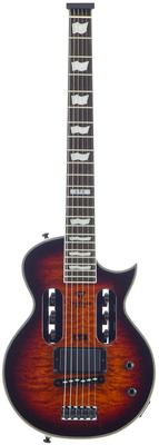 Traveler Guitar - LTD EC-1 DLX Brown Sunburst
