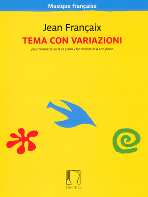 Editions Durand - FranÃ§aix Tema con variazioni