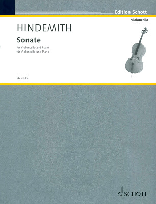 Schott - Hindemith Sonate Cello