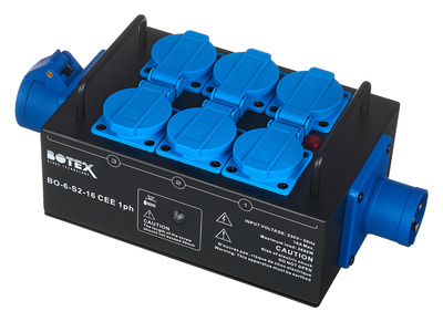 Botex - Power box BO-6-S2-16 CEE 1ph Botex - Power box BO-6-S2-16 CEE 1ph