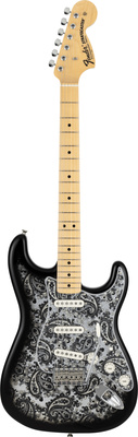 Fender - MIJ Strat MN Black Paisley Fender - MIJ Strat MN Black Paisley