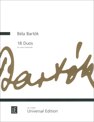 Universal Edition - BartÃ³k 18 Duos Cello