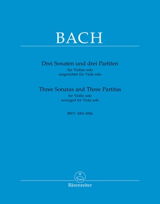 Bärenreiter - Bach Drei Sonaten Bärenreiter - Bach Drei Sonaten