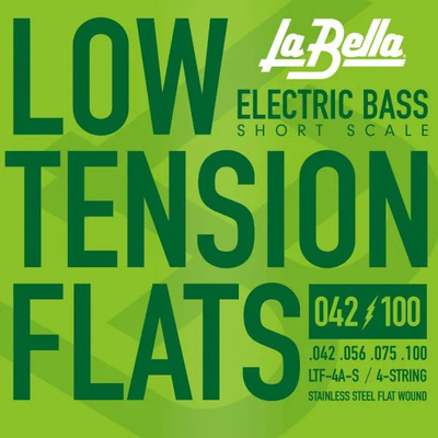 La Bella - LTF-4A-S Bass LowTension Flats