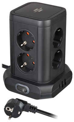 Brennenstuhl - Socket Tower 8-Way USB