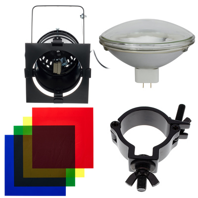 Stairville - Par 64 black long Bundle