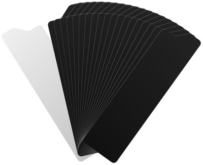 CRDBAG - CRDTABS BLACK/WHITE 30x