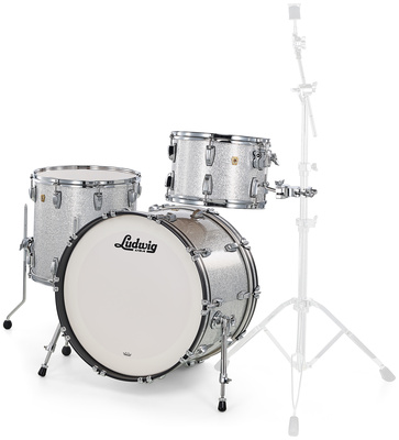 Ludwig - Classic Maple Rock Silver Sp.