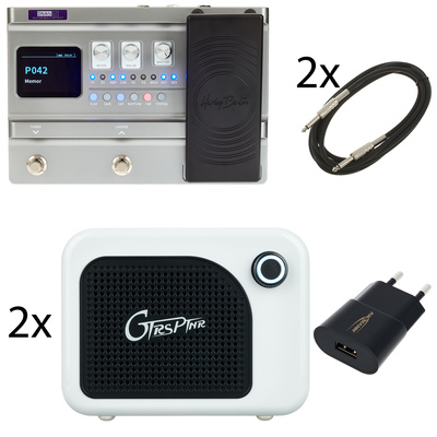 Harley Benton - DNAfx GiT + Cab WH Ster Bundle