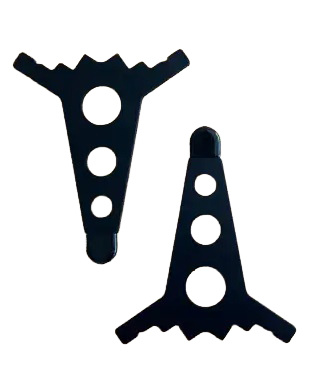 Intellijel Designs - 7U Case Joiner Plates Black