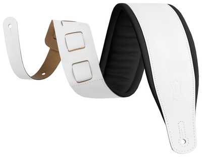 Levys - 'Amped Leather 3'' WH/BK'